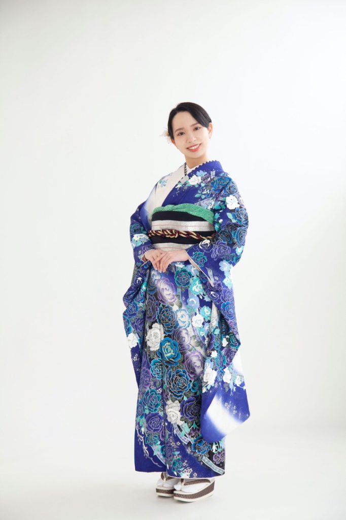 三景スタジオ旭川本店 振袖 薔薇