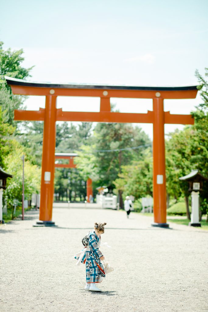 旭川護国神社ロケーションフォト 三景スタジオ旭川本店